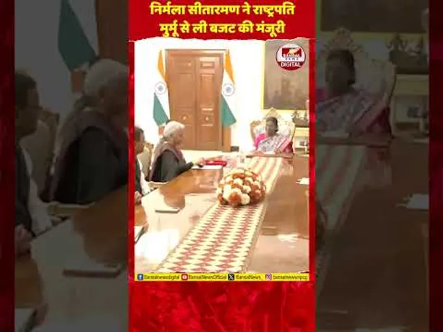 Budget 2026: राष्ट्रपति मुर्मू से मिलीं निर्मला सीतारमण, रिकॉर्ड 9वीं बार पेश करेंगी बजट