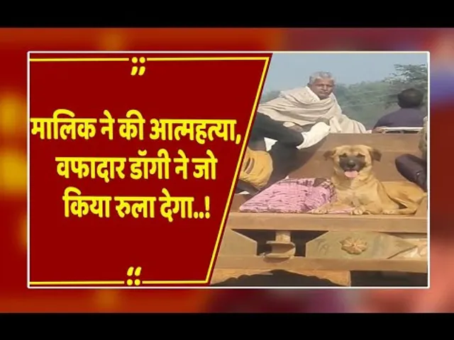 मौत भी नहीं तोड़ पाई यह रिश्ता: मालिक की अर्थी के पीछे 4किमी दौड़ा वफादार कुत्ता, रुला देगा यह वीडियो!