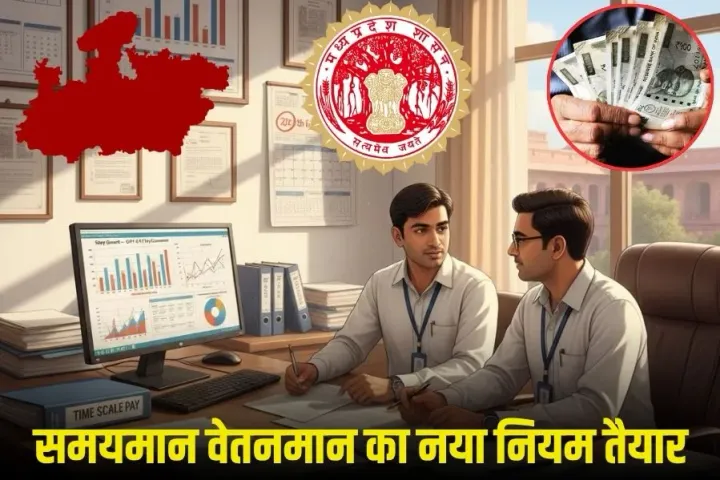 MP Pay Scale: छठवां और सातवां वेतनमान पा रहे अधिकारी-कर्मचारियों को ऐसे मिलेगा समयमान वेतनमान, देखें पूरी डिटेल