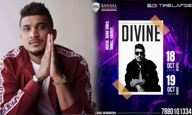 BGI Divine Event Flow: भोपाल-इंदौर में जल्द गूंजेंगे रैपर डिवाइन के गाने, जानें बंसल ग्रुप ऑफ इंस्टीट्यूशन में कब हैं शो