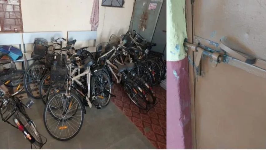 MP NEWS Dhar Highschool: धार जिले के हाईस्कूल में चोरो ने उड़ाई 25 साइकिलें ,ताला तोड़कर दिया वारदात को अंजाम