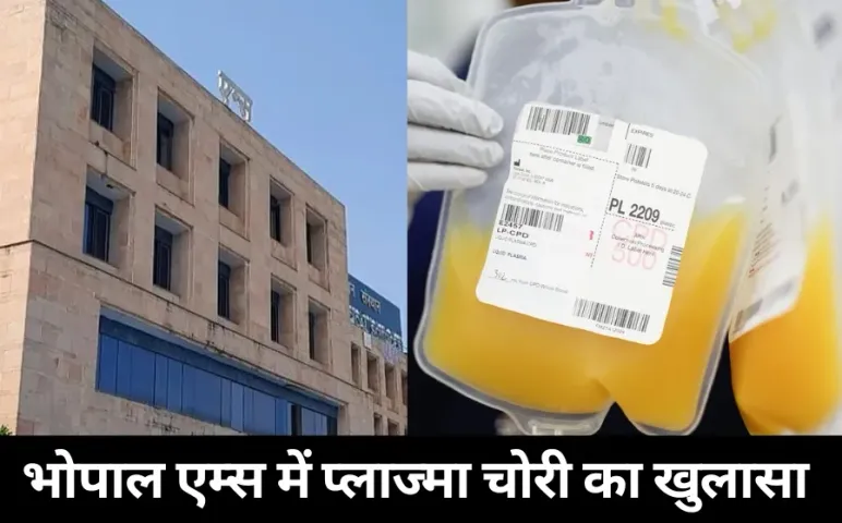 Bhopal AIIMS Plasma Theft Case 6 accused arrested hindi news