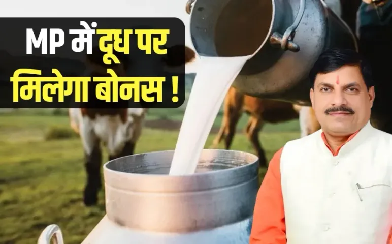 Bonus On Milk MP CM Mohan Yadav announcement for farmers