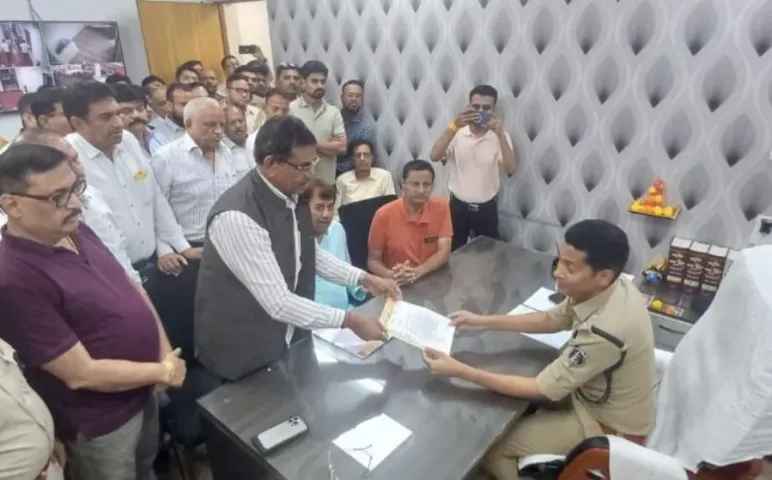 Raipur Agrawal Samaj Protest