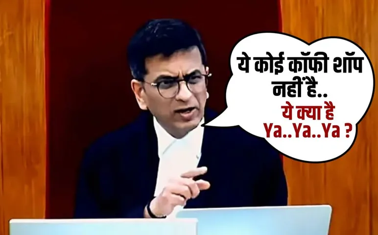CJI DY Chandrachud Angry On lawyer in Supreme Court hindi news
