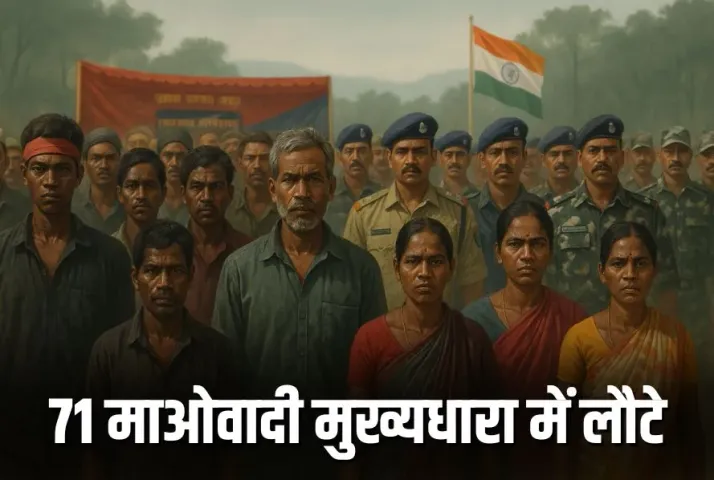 Dantewada 71 Naxalites surrender