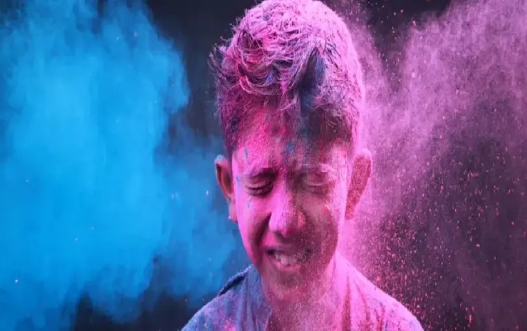 Holi Festival Protect Eyes
