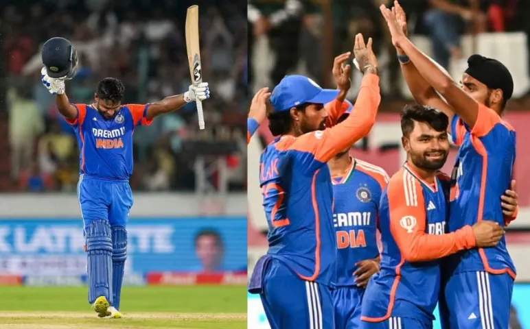 India defeated South Africa first T20 match Sanju Samson century India Vs South Africa