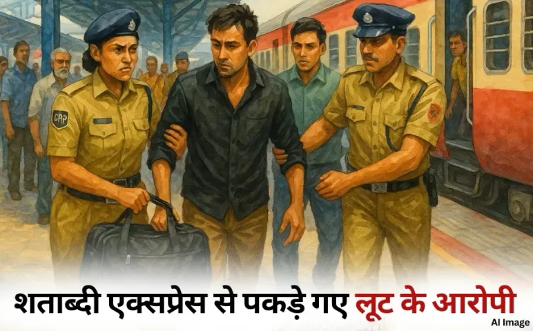 Indore Robbery Accused Arrest: इंदौर से सर्राफा व्यापारी को लूटकर भागे, ग्वालियर में शताब्दी एक्सप्रेस से पकड़े गए आरोपी