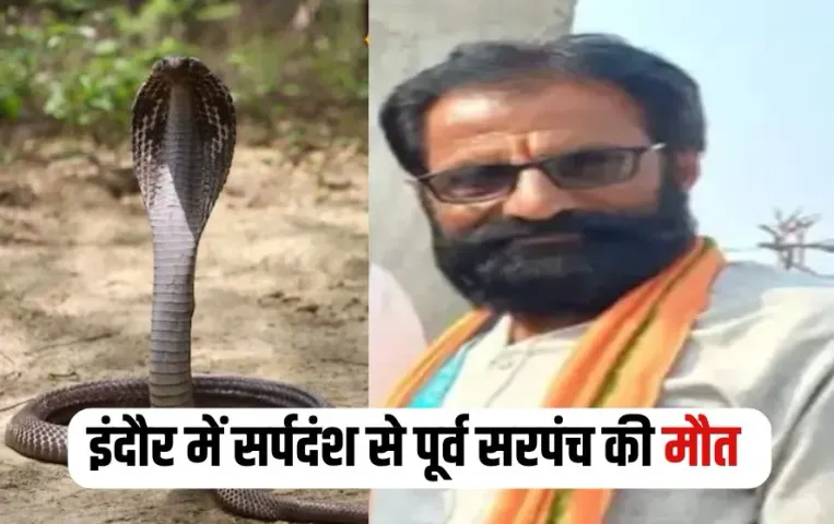 Indore Sarpanch Snake Bite Death