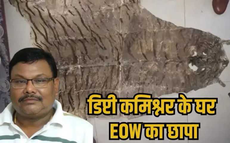 MP EOW Raid: डिप्टी कमिश्नर सरवटे पर ईओडब्ल्यू ने कसा शिकंजा, कई ठिकानों पर छापा, घर से टाइगर की खाल बरामद, केस दर्ज