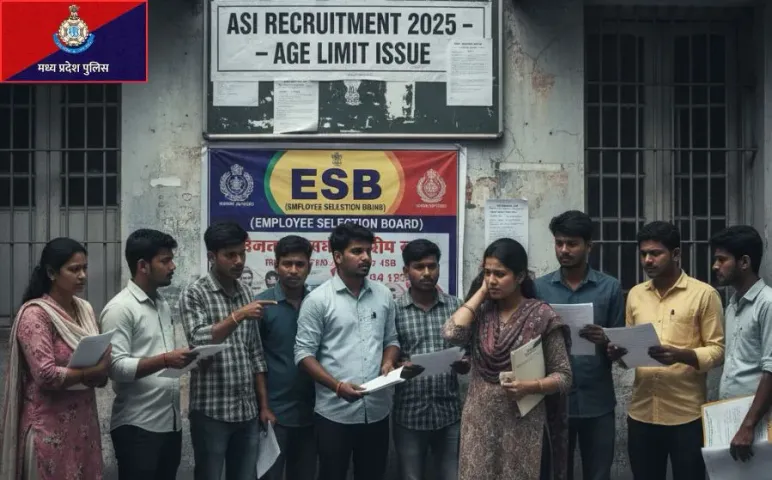 MP ASI Bharti: मध्यप्रदेश एएसआई भर्ती विवाद, उम्र सीमा में छूट न मिलने से तीन लाख युवा अपात्र, 8 साल बाद आया था मौका