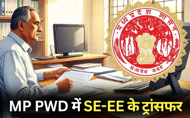 MP PWD SE and EE Transfer List hindi news