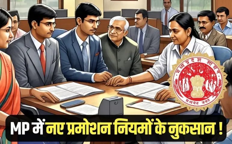 MP Promotion Rule 2025 Controversy protest Ministry Officers Association hindi news