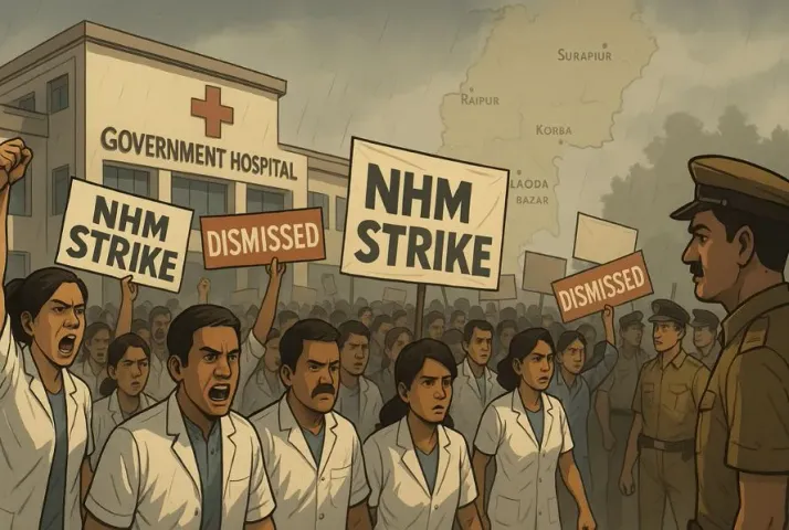 NHM Workers Dismissed