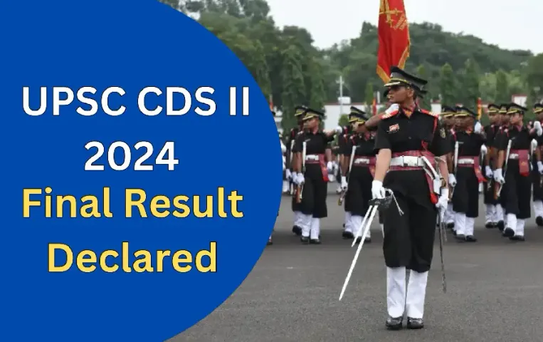 UPSC CDS 2 2024 Final Result