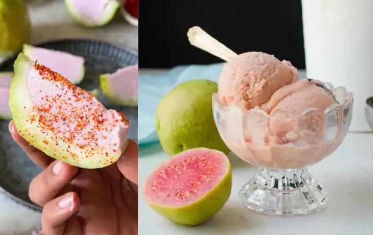 Amrood Guava Ice cream Recipe