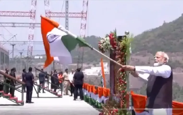 Chenab Rail Bridge Inauguration