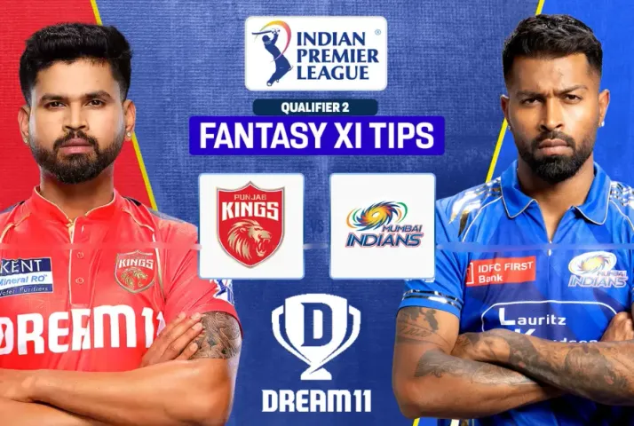 PBKS vs MI Dream11 Prediction IPL 2025 Qualifier 2