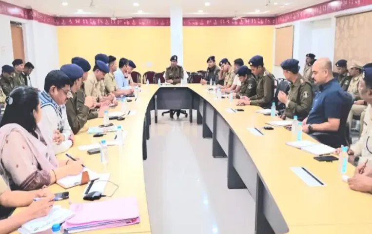 Raipur Crime Review Meeting