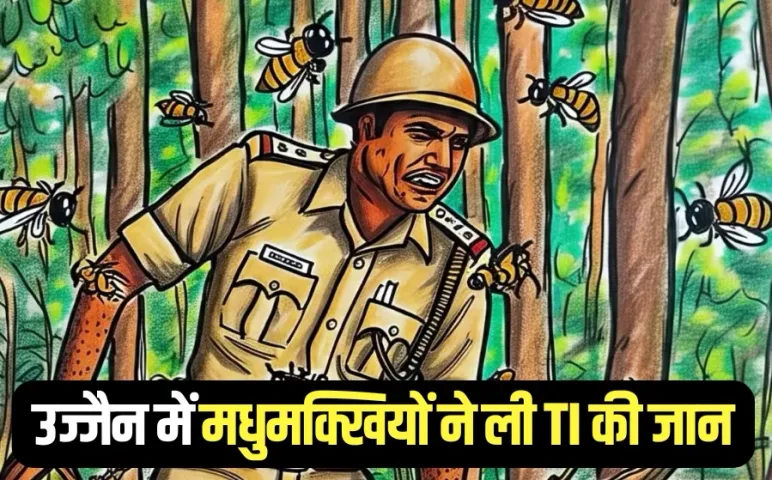 TI Death Bee Attack Ujjain MP Ramesh Kumar Dhurve Police Training Center