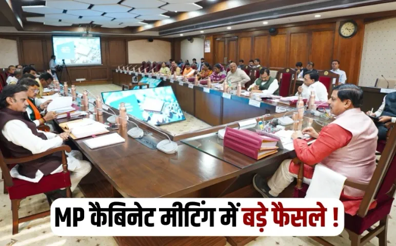 MP Cabinet Meeting Decisions CM Mohan Yadav