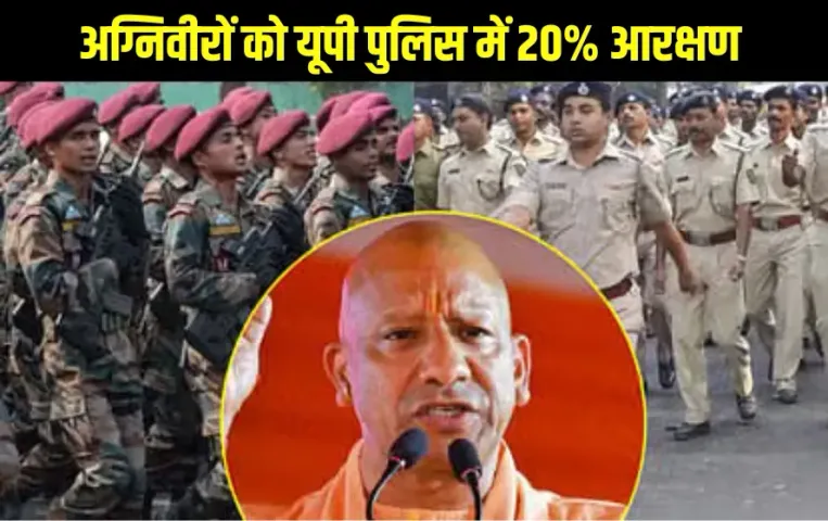 UP Police 20% Reservation Agniveer kargil Vijay diwas 2025 CM Yogi Adityanath zxc