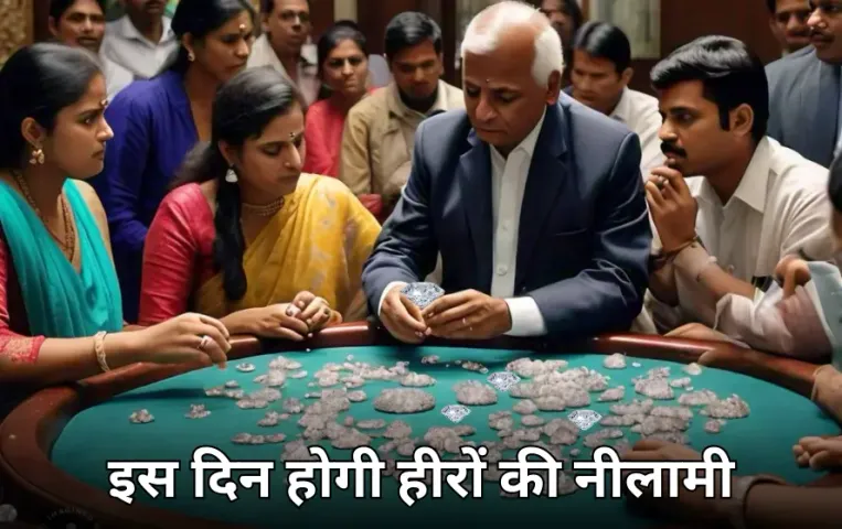 एमपी में लगेगी डायमंड की बोली: गुजरात,राजस्थान,महाराष्ट्र से हीरे खरीदने आएंगे व्यापारी, 78 हीरों में ये 2 खास