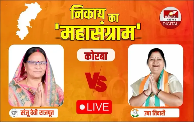 Korba Nagariya Nikay Election Result Live