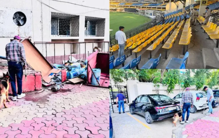 होलकर स्टेडियम को फिर मिली धमकी