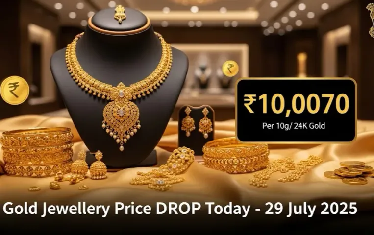 Gold Silver Price Drop Today 29 July