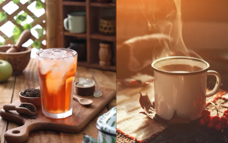Hot vs Cold Tea