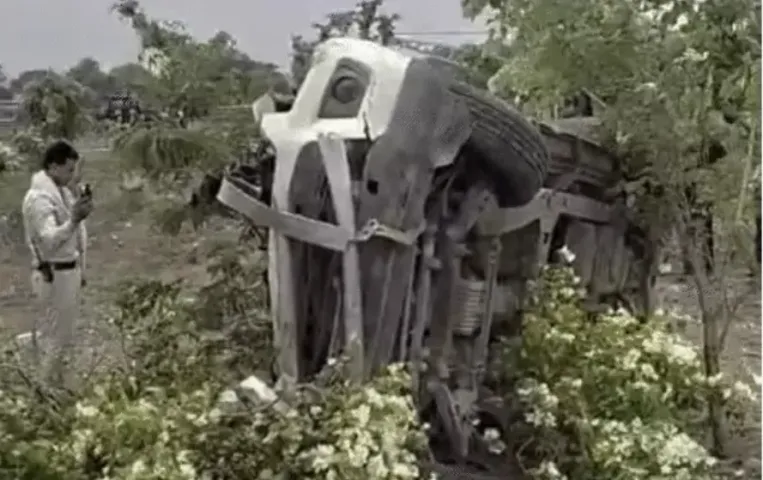 MP में पलटी बिहार STF की गाड़ी: हादसे में दो जवानों की मौत, 4 घायल, एक गंभीर हालत में इंदौर रेफर