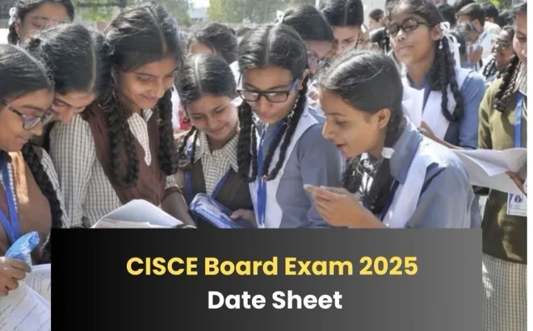 CISCE Time Table 2025: आईसीएसई क्लास 10-12 बोर्ड परीक्षा का टाइम टेबल जारी, 18 फरवरी से शुरू होगा एग्जाम
