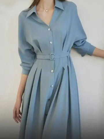 cotton shirt dress