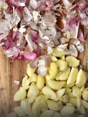 garlic peel
