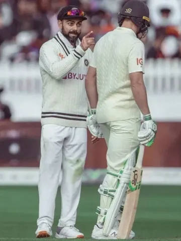 Virat Kohli On Field Fight Test Cricket vrm