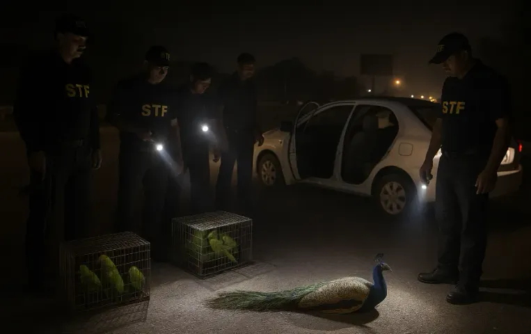 Wildlife Smuggling: वाराणसी एसटीएफ ने पकड़ा वन्य जीव तस्करों का बड़ा गिरोह, 245 तोते और 12 मोर के साथ चार आरोपी गिरफ्तार