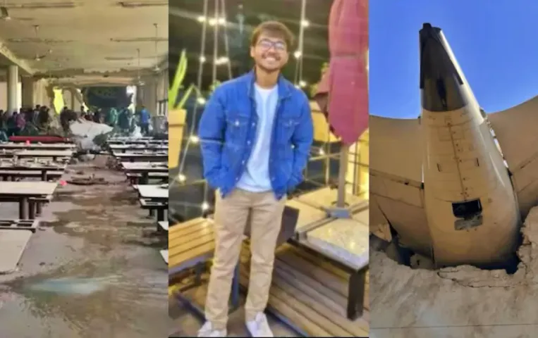 Ahmedabad Plane Crash: जिस बिल्डिंग से टकराया AIR इंडिया का विमान, उसी में बैठकर खाना खा रहा था अयोध्या का एक छात्र
