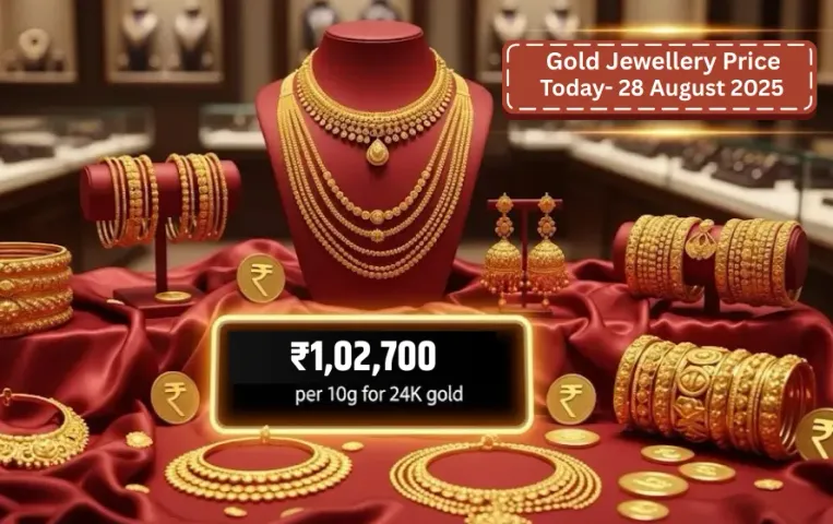 Gold Rate Today: सोने की कीमतों में तेजी, सातवें आसमान पर चांदी के भाव, जानें 28 अगस्त का ताजा रेट