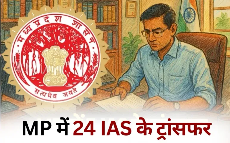 MP IAS Transfers List: 24 आईएएस अधिकारियों के तबादले, 11 जिलों के कलेक्टर बदले, देखें पूरी लिस्ट