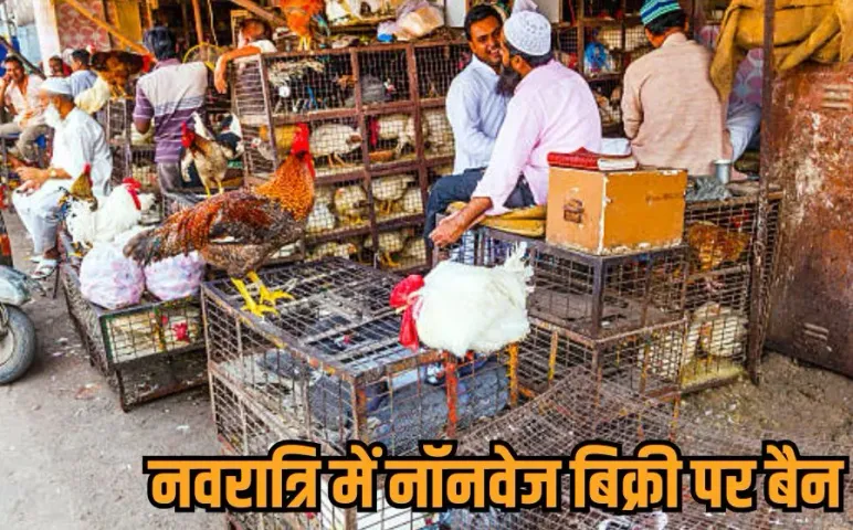 Navratri Nonveg Ban: नवरात्रि पर नगर निगम का बड़ा फैसला, मटन-चिकन की बिक्री पर बैन, मीट शॉप खुली मिली तो होगी कार्रवाई