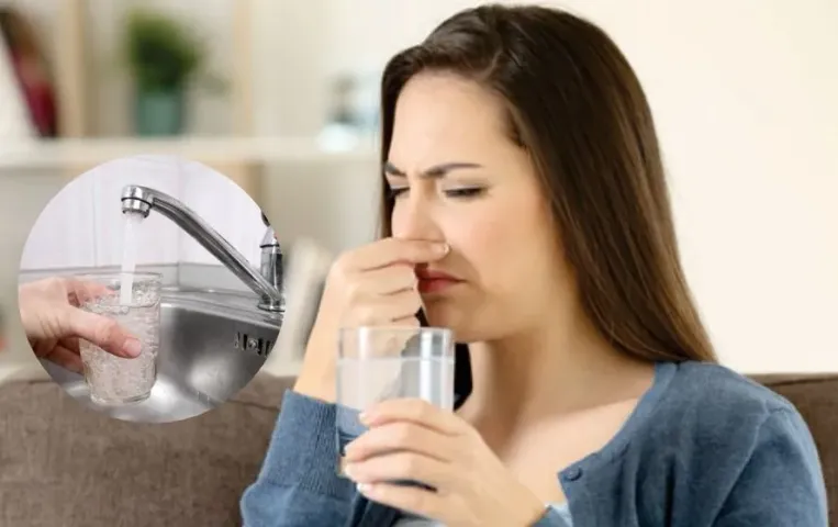 water smells like sewage