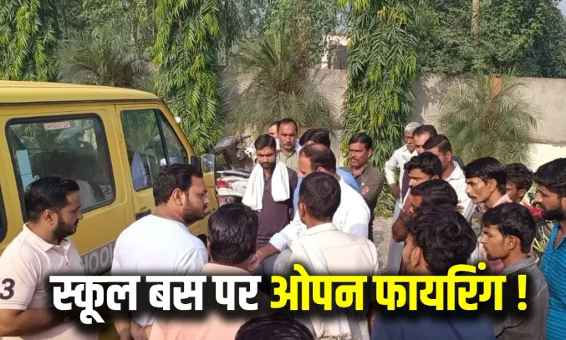 Open Firing on Kids Bus