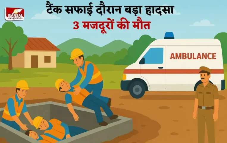 Tank Cleaning Accident: अकबरपुर में बड़ा हादसा, शौचालय टैंक की सफाई के दौरान दम घुटने से तीन मजदूरों की मौत