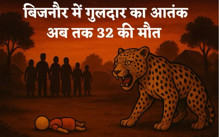 Bijnor Guldar Attack: बिजनौर में गुलदार का खौफ, अब तक 32 से ज्यादा की मौत, वन विभाग के हांथ खाली