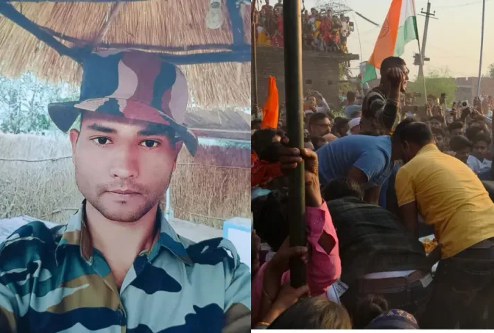 मृतक जवान सूरज कुमार चौधरी