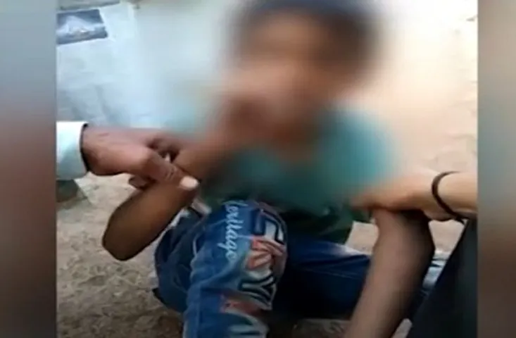 6 साल के मासूम से बेरहमी, जबरदस्ती पिलाई बीड़ी, देखें Video