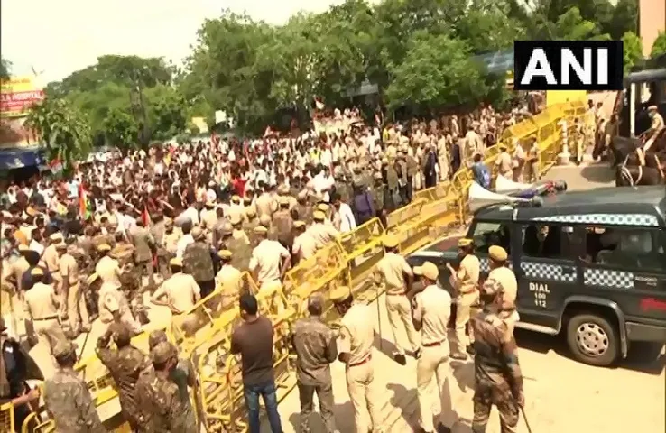 Jaipur Youth Protest: छात्रों और बेरोज़गार युवकों का शक्ति प्रदर्शन,  किया विधानसभा का घेराव