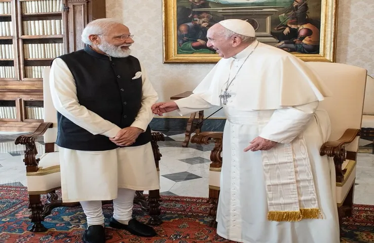 G-20 Summit: वेटिकन सिटी पहुंचे पीएम मोदी, पोप फ्रांसिस से की मुलाकात..
